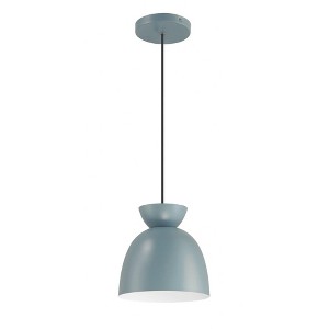 Craftmade Lighting Ventura Dome 1 - Light Pendant in  Dusty Blue - 1 of 1