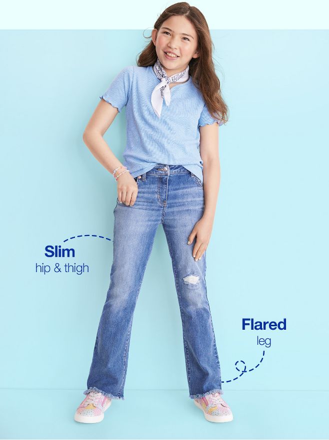 Long Pants For Women Women Pull-On Distressed Denim Joggers Elastic Waist  Stretch Pants Blue XL JE 
