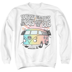 Men's Woodstock Bus Crewneck Sweatshirt - 1 of 4