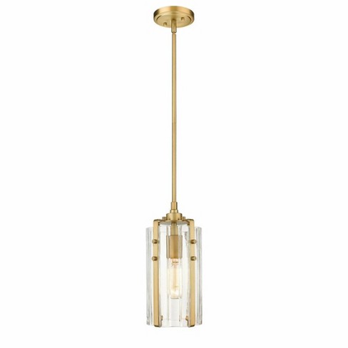 Z-lite Alverton 1 - Light Pendant In Rubbed Brass : Target