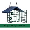 JCS Wildlife Single Suet Cage with Poly Lumber Roof - 2 of 4