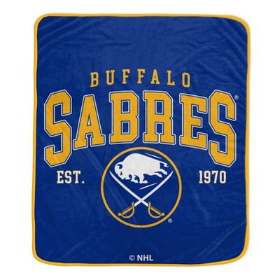 NHL Buffalo Sabres Vintage Arch Block Ultra Soft Blanket