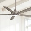 60" Minka Aire Modern Indoor Ceiling Fan with LED Light Remote Control Burnished Nickel Savannah Gray for Living Room Kitchen Home - 2 of 4