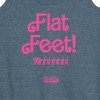 Women's - Barbie - Barbie Movie Flat Feet Graphic Racerback Tank - 2 of 4