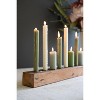 Rustic Recycled Wood Candelabra – 24" Long Taper Holder by Kalalou - 3 of 3