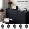 NicBex 6-Drawer Dresser for Bedroom, Modern Storage Cabinet with Entertainment Center Functionality, Chest of Drawers, Dresser for Closet - 2 of 4
