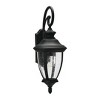Robert Stevenson Lighting Robert Stevenson Lighting Prestwick Metal and Glass Outdoor Light Matte Black - 4 of 4