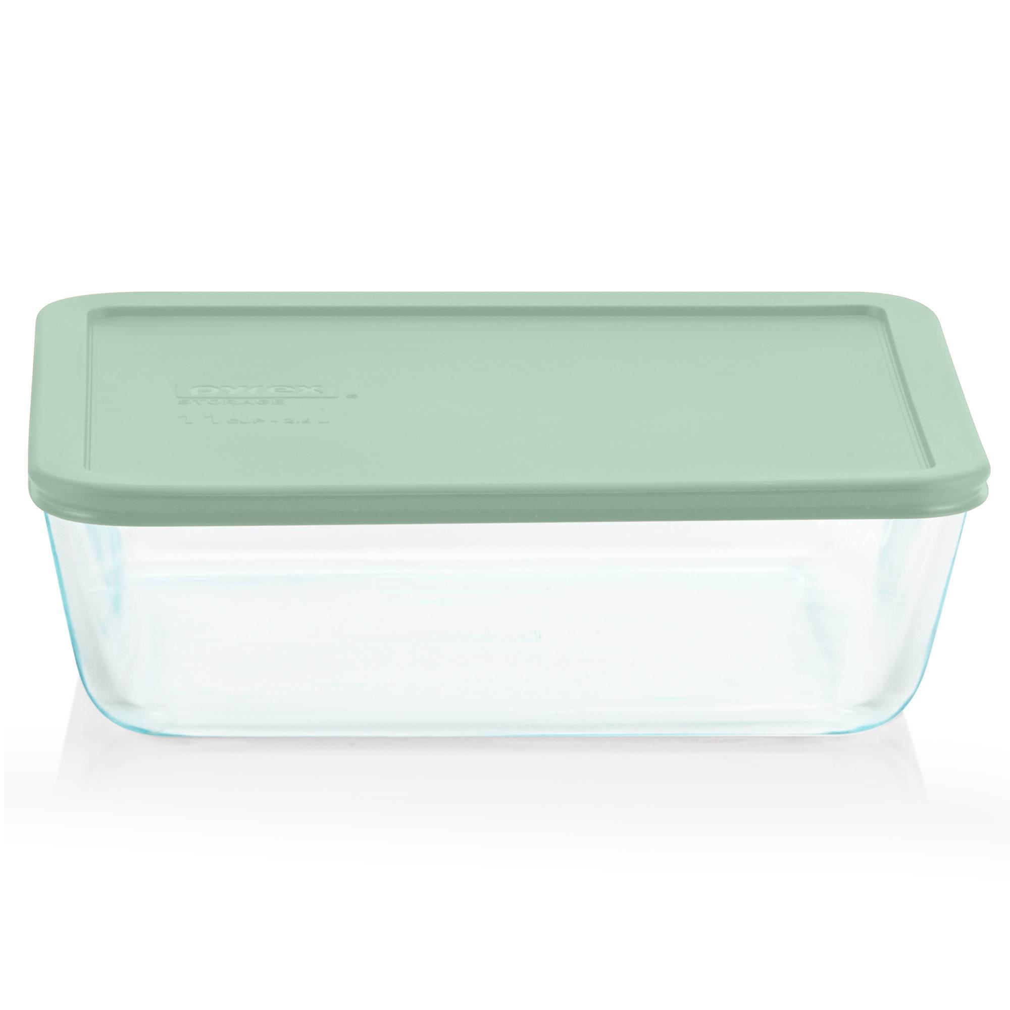 Pyrex 11c Rectangle Food Storage Container Cameo Green