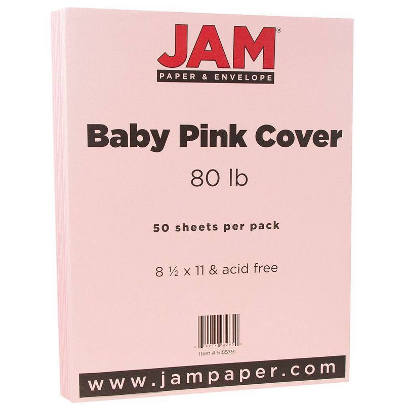 JAM Paper 50pk Basis 80lb Cardstock Paper 8.5" x 11", 1 of 4