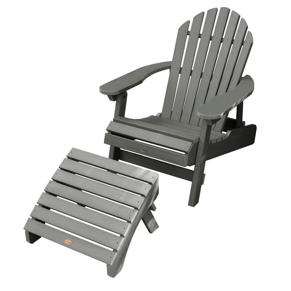 Photos - Garden Furniture Hamilton Folding & Reclining Adirondack Chair with Folding Adirondack Otto