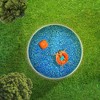 Swimline Round Overlap Above Ground Pool Liner Standard Gauge with Swirl Bottom Design and LamiClear Protection Against Fading, Blue - 4 of 4