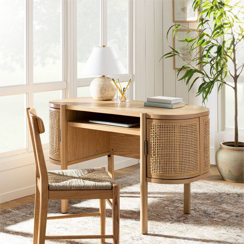 Portola Hills Caned Desk - Threshold™ designed with Studio McGee, 3 of 17