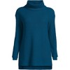 Lands' End Women's Long Sleeve Waffle Cowl Neck Tunic - 3 of 3
