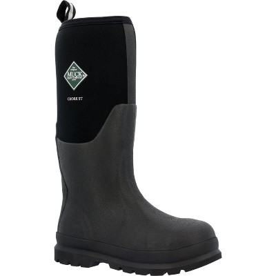 Men's Muck Chore Steel Toe Boots, CHS000A, Black