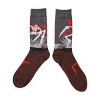 WB Multi Horror Jason Mask It Penny Wise Exorcist Lost Boys With Vampire Teeth It 2 Pennywise Spider 5-Pack Casual Crew Socks - 2 of 4