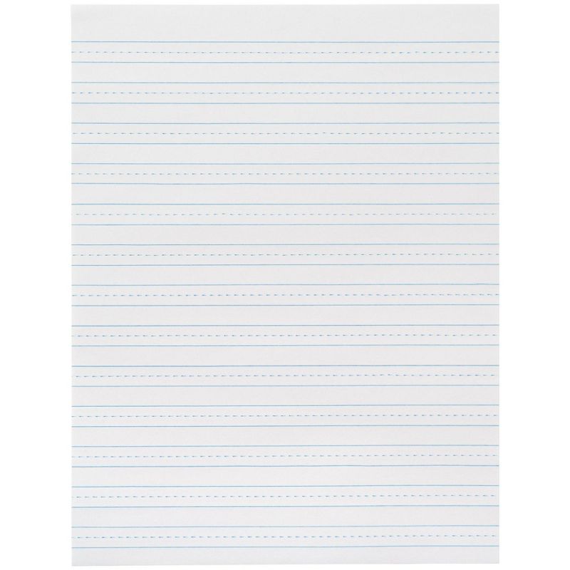 School Smart Skip-A-Line Filler Paper, Un-Punched, 8 x 10-1/2 Inches, 200 Sheets, 1 of 3