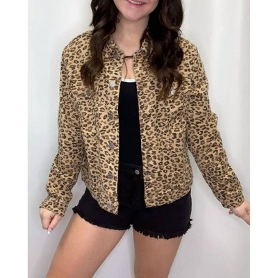 Women's Leopard Oversized Jacket - RISEN