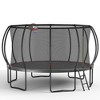 Jump Into Fun 14FT Recreational trampoline Pumpkin with basketball board,Ladder and Safety Net,weather-resistant, UV-resistant for Kids Adults - 3 of 4