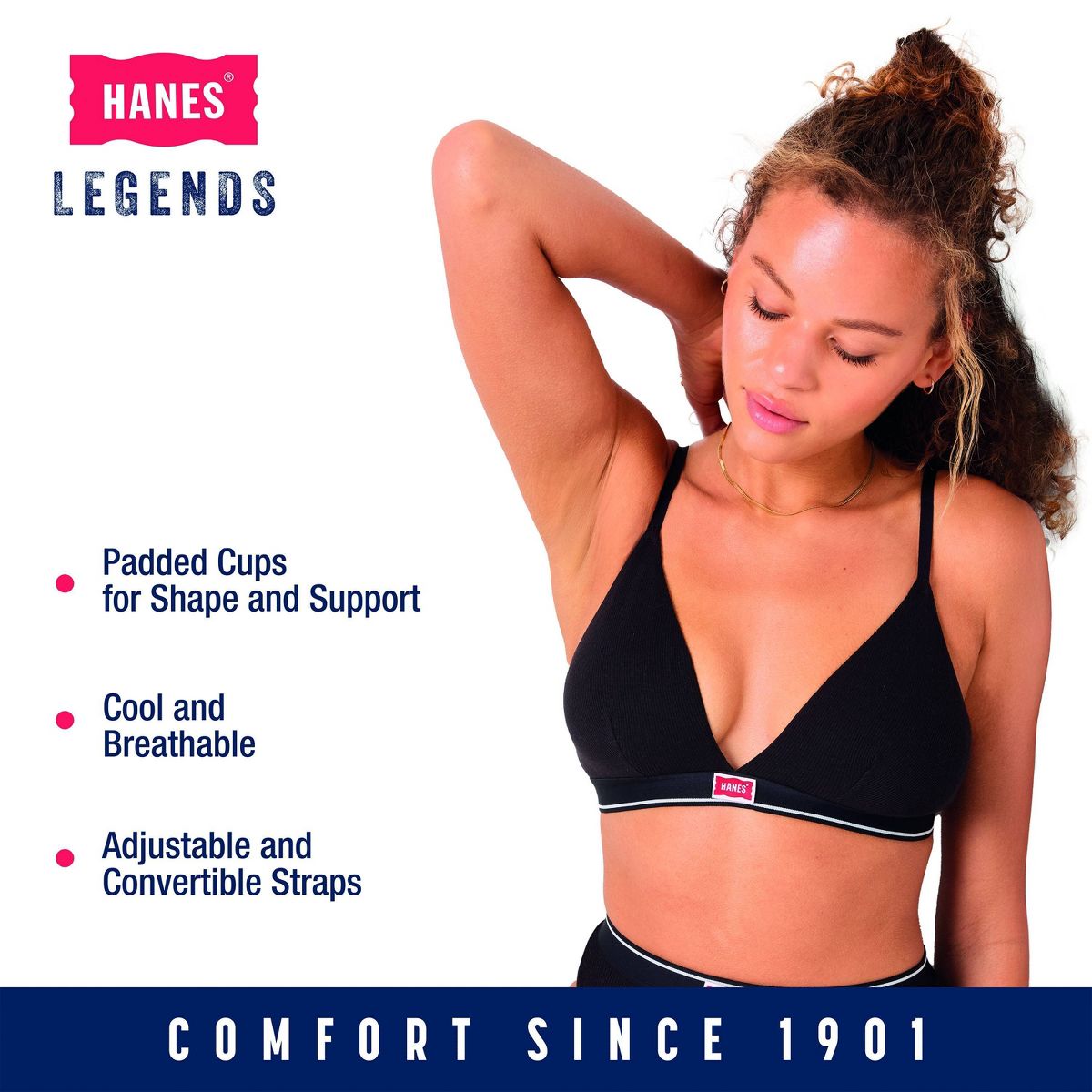Hanes Women's Legends Wirefree Contour Bra - thumbnail 9