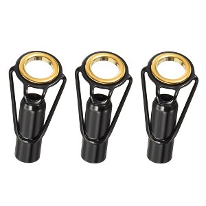 Unique Bargains Stainless Steel Ring Guide Fishing Rod Tip Repair Kits 3 Pcs - 1 of 4