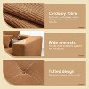 Whisen Minimalist L-shaped Modular Sectional Sofa, Convertible Corduroy Foam-Filled Floor Couch Set - 4 of 4