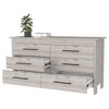 FM Furniture,Luxor 6 Drawer Double Dresser - 2 of 4