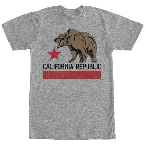 Men's Lost Gods Hungry California Republic Bear T-Shirt - 1 of 4