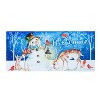 Evergreen Sweet Snowman and Friends Sassafras Indoor Outdoor Switch Doormat 1'10"x10" Multicolored - 2 of 4