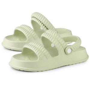 Allegra K Women's Two-Way Wear Light Weight Slingback Flat Sandals - 1 of 4
