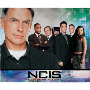 Intimo NCIS Cast TV Series Soft Plush Fleece Throw Blanket Multicoloured - 1 of 4