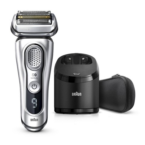 Vochtig uitroepen Artistiek Braun Series 9-9370cc Men's Rechargeable Wet & Dry Electric Foil Shaver  With Clean & Charge Station : Target