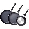 BRINJOY 8-piece non-stick kitchen cookware set, non-induction, including pots, pans, and black - 2 of 4