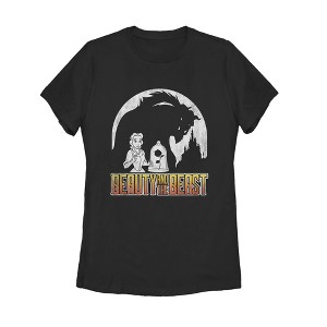 Women's Beauty and the Beast Belle Shadow T-Shirt - 1 of 3