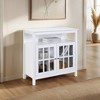 Big Sur Highboy TV Stand for TVs up to 42" with Storage Cabinets - Breighton Home - 2 of 4