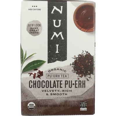 Numi Organic Tea Pu-erh Tea - Chocolate Pu-erh.