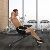 Gymax Foldable Strength Training Chair Multi-functional Stretching Bench Adjustable Sit-up Abdominal Muscle Plate - 2 of 4