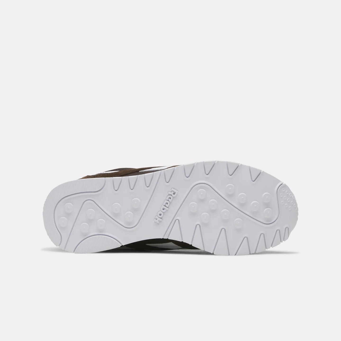 Женские кроссовки Reebok Classic Nylon Shoes Size 9.5 Espresso/Espresso/White, цвет: Белый — фото 5