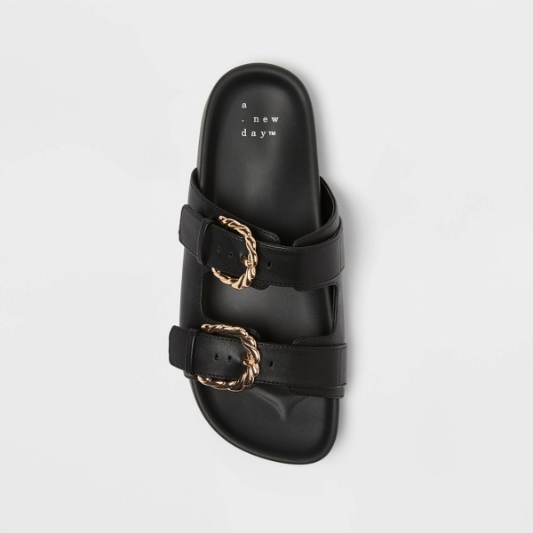 Sandalias Koda para mujer con plantilla de espuma viscoelástica - A New Day™ negro 3
