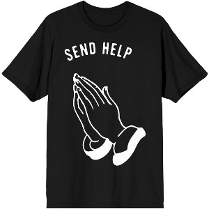 Send Help Men's Black T-shirt - 1 of 1