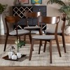 Set of 4 Iora Upholstered Wood Dining Chairs - Baxton Studio - image 4 of 4