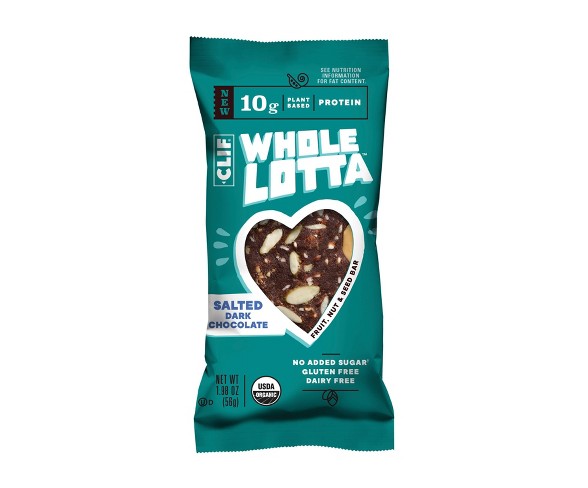 Clif Whole Lotta Salted Dark Chocolate Nutrition Bar - 1ct