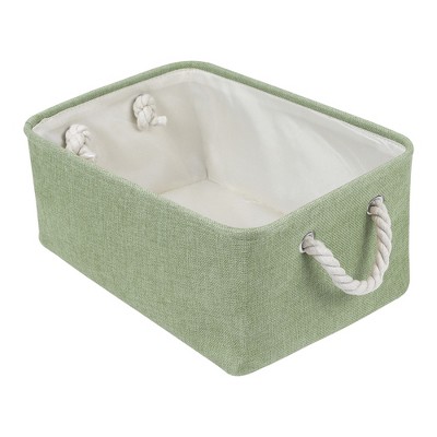 REGALWOVEN Cotton Collapsible Lightweight Sturdy Open Storage Bins 3 Pcs
