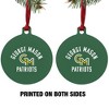 George Mason University Patriots Logo Aluminum Holiday Christmas Tree Ornament - 2 of 4