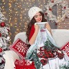 Lomsoe Christmas Throw Blanket Country Rustic Red Plaid Truck with Tree Design Soft Flannel Throw Blanket for Couch Bed Sofa. - 4 of 4