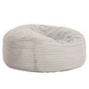 NicBex 60" Oversized Fluffy Corduroy Memory Foam Bean Bag for Adults&Kids,Modern Round Lounger Sofa Chair for Living Room&Bedroom,Taupe - 2 of 4