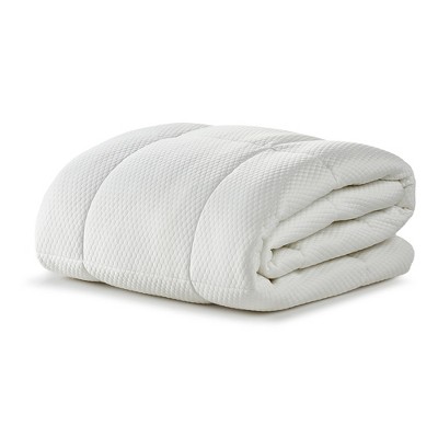 Queen White Gel Down Alternative Mattress Topper