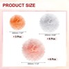 Unique Bargains Wedding Shower Bridal Party Decoration 3 Size Paper Pom Poms Flower Ball 15 Pcs - 2 of 4