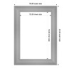 Amanti Art Flair Polished Nickel Framed Magnetic Dry Erase Board - 4 of 4