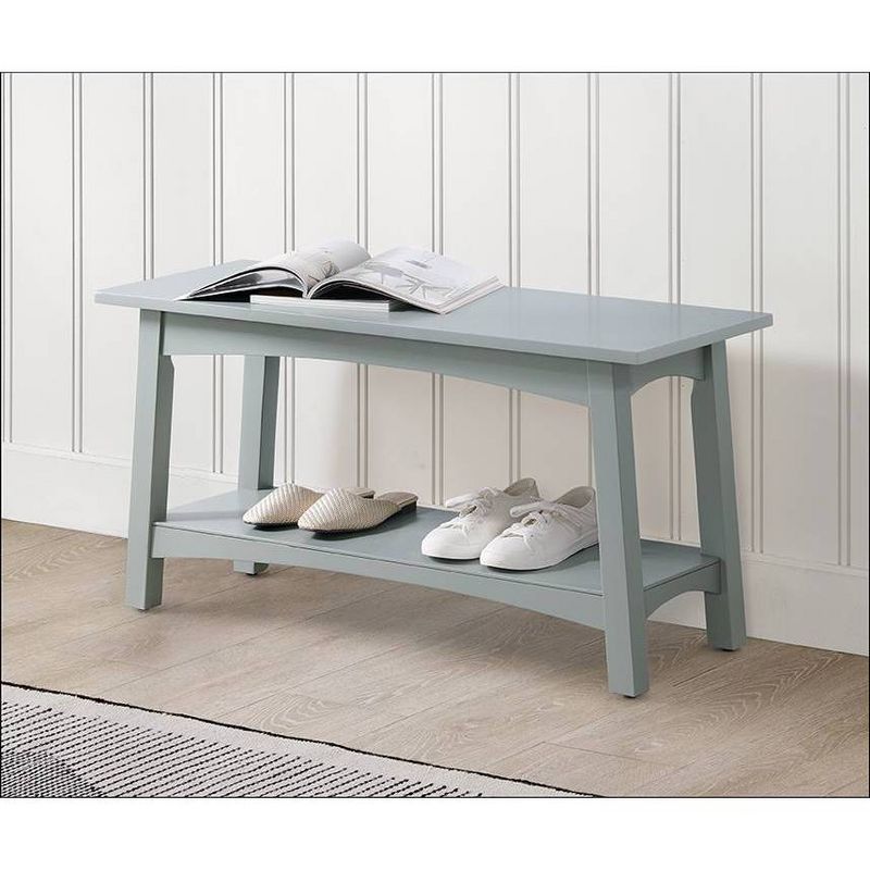 36&#34; Craftsbury Entryway Bench Gray - Alaterre Furniture, 4 of 8