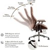 XIZZI Home Office Desk Chairs Computer Office Chair Modern Ergonomic Desk Chair High Back Suede Fabric Desk Chair for Executive or Home Office - 3 of 4